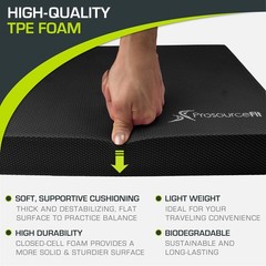 Exercise Balance Pad, Non-Slip Cushioned Foam Mat & Knee Pad for Fitness and …