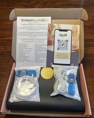 LANDKISSING GROUNDING MAT – With 2 Wrist Bands and Cords – AntiSlip – Sleep, New