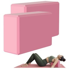 Supportive EVA Foam Yoga Blocks – Non-Slip Design for Deepening Stretches 2-Pack