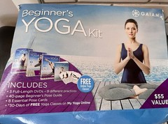 GAIAM Beginner’s Yoga Kit-Includes everything stated on box BRAND NEW