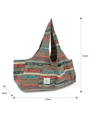 BohoStyle Extra Large Yoga Mat Tote Bag Durable MultiFunctional Carrier