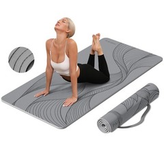 Large Yoga Mat-72’x36’x0.4’ Extra Width ＆ Thick,Comfort