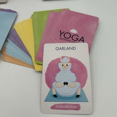 Yoga Activity Cards Beginner & Advanced 32 Poses Each Set (2 Sets)