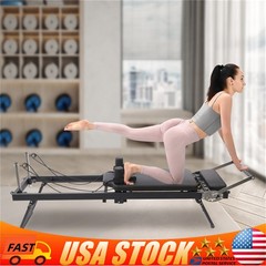Pilates Reformer Machine Foldable Yoga Fitness Pilates Exercise Equipment 120kg