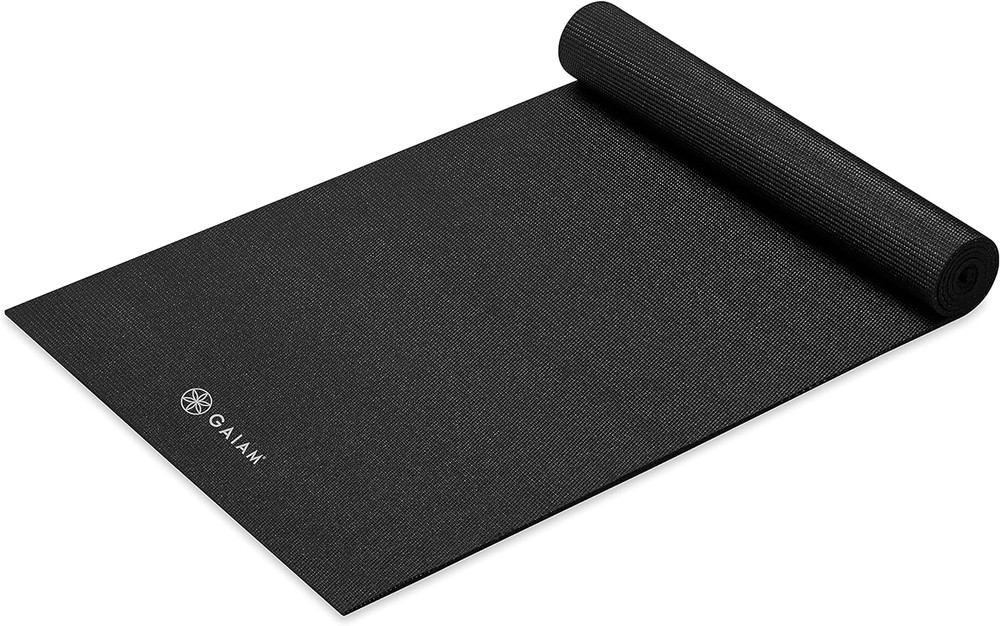 Gaiam Yoga Mat – Premium Solid Thick Non Slip Exercise & Fitness Mat for All Typ