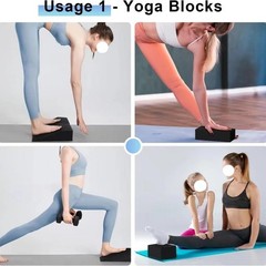 2x Squat Wedge Block Foot Incline Board Squat Ramp Balancing Practice Exercise