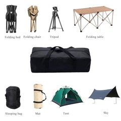 Extra Large Heavy Duty Duffle Bag – Foldable Storage Organizer for Camping