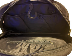 Gaiam Black Quilted Gym Yoga Bag with Mat Strap & Pockets