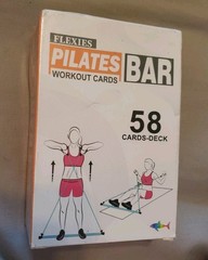 Flexies Pilates Bar Workout Cards | 58 Exercise Cards with Postures, Breathin…