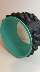 FitBeast Massage Yoga Wheel Back Roller 12” Deep Tissue Spine Relief 800lb