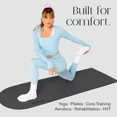 Yoga Mat for Home Gym – Non Slip Exercise Mat for Home Workout, Stretching, Pila