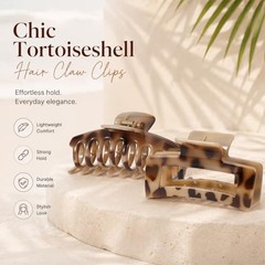 8 Pcs Claw Clips for Women – 4.1 Inch Large Hair Clips for Thick Long Tortoise