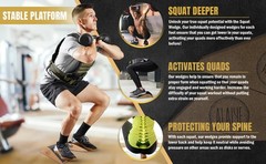 2 PCS Squat Wedge Blocks NonSlip Slant Board Ankle Calf Stretching Yoga