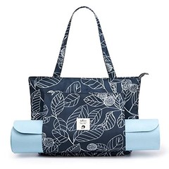 Yoga Bags for Women with Yoga Mats Bags Carrier Carryall Canvas Tote for Leaf