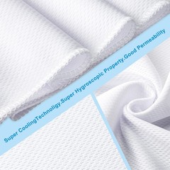 Sublimation Cooling Towels 40″ x 12″ Breathable Soft Ice Towel Chilly Yoga To…