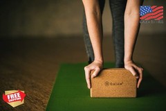 Gaiam Yoga Block – Supportive Latex-Free Eva Foam – Soft Non-Slip Surface with B