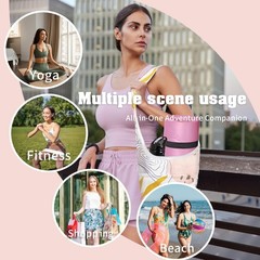 Large Yoga Mat Bag Carrier for Women – Gym & Pilates Tote with Drawstring Wat…