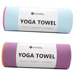 Hot Yoga Towel Non-Slip Yoga Mat Towel Ultra Z-blue& Purple (2 Pack )