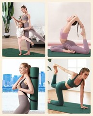 Yoga Mat 72x 32×1/3Extra Wide Non-Slip Exercise Fitness Mats Eco-Friendly TPE