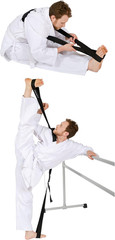 Si-Stretcher Stretching and Flexibility Aid for Martial Artists, Dancers, Gymnas