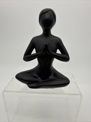 Abstract Resin Yoga Medatation Poses Women Figurine Statue 6” x 4”