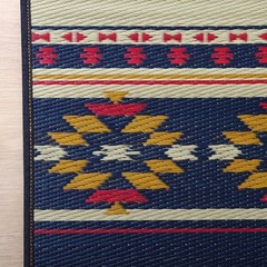 IKEHIKO Earth Tatami Yoga Mat Igusa Rush Grass Denim Style 60x180cm Japan