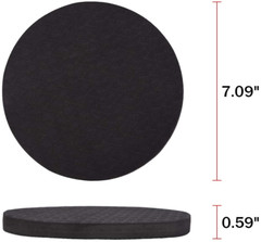 2 Pc Thick Round EVA Foam Yoga Knee Pad Elbow Fitness Anti-Slip Mat Durable USA