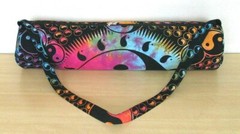 Indian Yoga Mat Carrier Bag Fitness Gym Bag Hippie Mandala Print Shoulder Bag