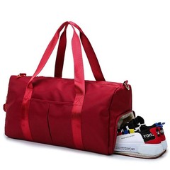Sports Gym Bag for Women Travel Duffel Bag with Wet Pocket and Shoes Compartm…