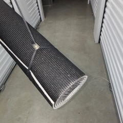Black yoga mat