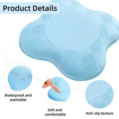 2 PCS Yoga Knee Pad Mats Extra Thick Foam Kneeling Pilates Cushions Support