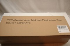 Ellicorn Kids Yoga Mat 100 Beginner Yoga Pose Cards Positive Affirmations Plush