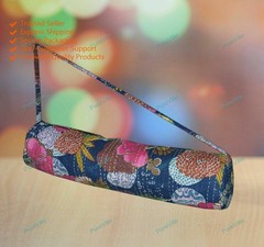 Indian Unisex Cross Body Kantha Yoga Bag Running Fancy Bohemian Exercise Cotton