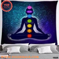 yoga Meditation Wall Hanging & Sage multi Pack