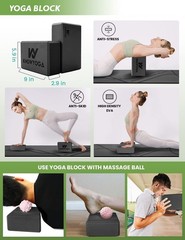 12-in-1 Yoga Starter Kit – Mat, Foam Roller, Resistance Bands, Blocks & Massage