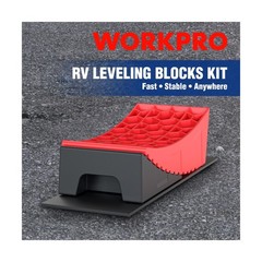 WORKPRO RV Leveling Blocks Kit, 9-Piece Camper Trailer Levelers | Heavy Duty …