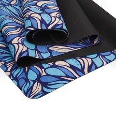 Non Slip Folding Suede Travel Yoga Mat – 1.5mm Thin & Lightweight 1…