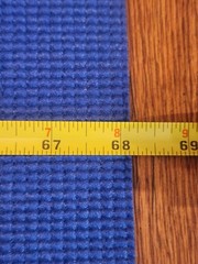 Yoga Gym Pilates Mat Blue Excellent Shape 68″ x 24″