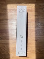 Liforme Yoga Mat w/ Carrying Case Gray/Pink 70 x 24 in 4.2mm