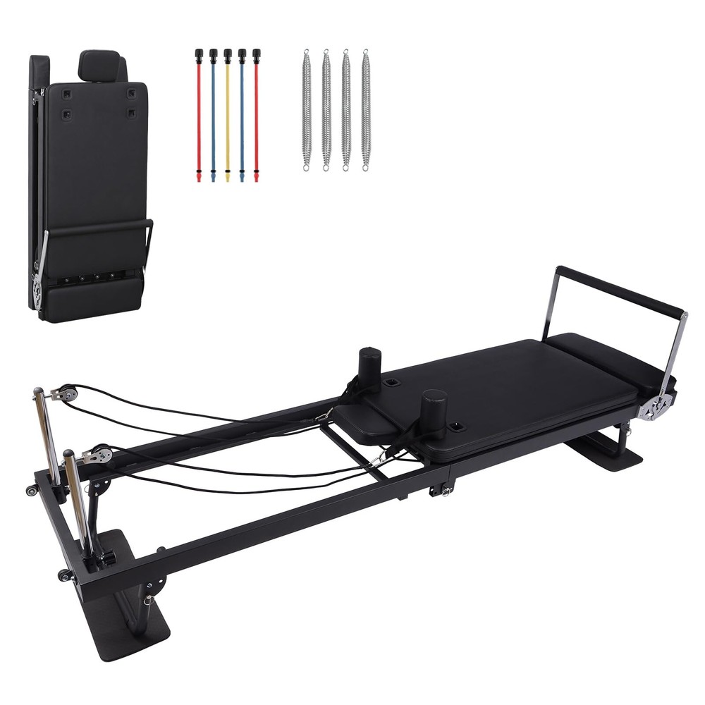 Pilates Reformer, 91″ Foldable Reformer Pilates Machine,Reformer Pilates Machine