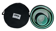 Chirp Wheel+ Set of 3 w/ Storage Travel Transport Case