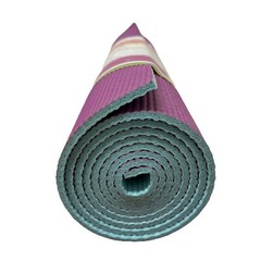 Gaiam Premium Dandelion Days Yoga Mat Purple Teal 68″L x 24″W x 5MM NEW