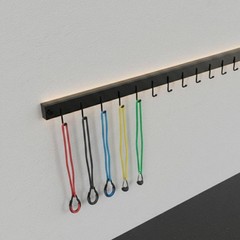 Pilates Coil Storage Rack Robust Duty Pilates Coil Hanger Large Pegs