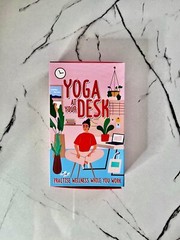 Yoga At Your Desk Set of 100 Cards to Practice Chair Yoga Wellness from Office