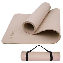 Yoga Mat Thick (8MM,1/3″), Eco-Friendly POE Non Slip Yoga Mat, High Rebound &…