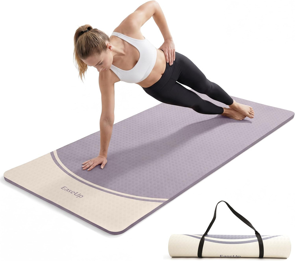 Extra Thick Non-Slip Yoga Mat 10MM, 72.8″x31.5″ for Yoga & Fitness
