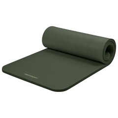 Retrospec Solana Yoga Mat 1″ Thick w/Nylon Strap for Men 1 inch, Wild Spruce