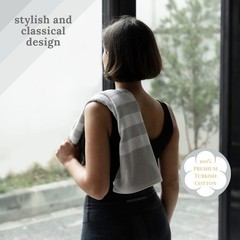 Luzia Striped Workout Towel For Sweat Pack Of 2 – 100 – And