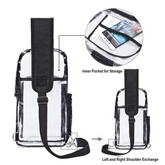 Edraco Clear Sling Bag for Concert & Stadium Approved, Shoulder Backpack for …