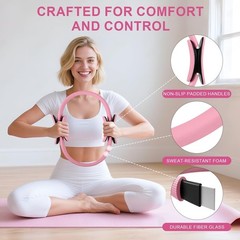 LAZOLLOA – Pilates Reformer Set – Foldable w/Resistance Bands